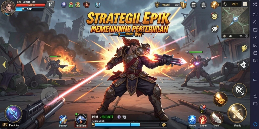 Tampilan menegangkan dari pertempuran strategi di 6RT.