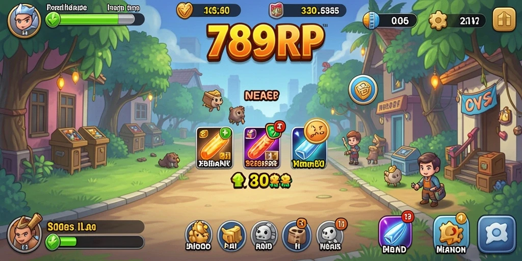 Tampilan gameplay 789RP yang menarik dan interaktif.