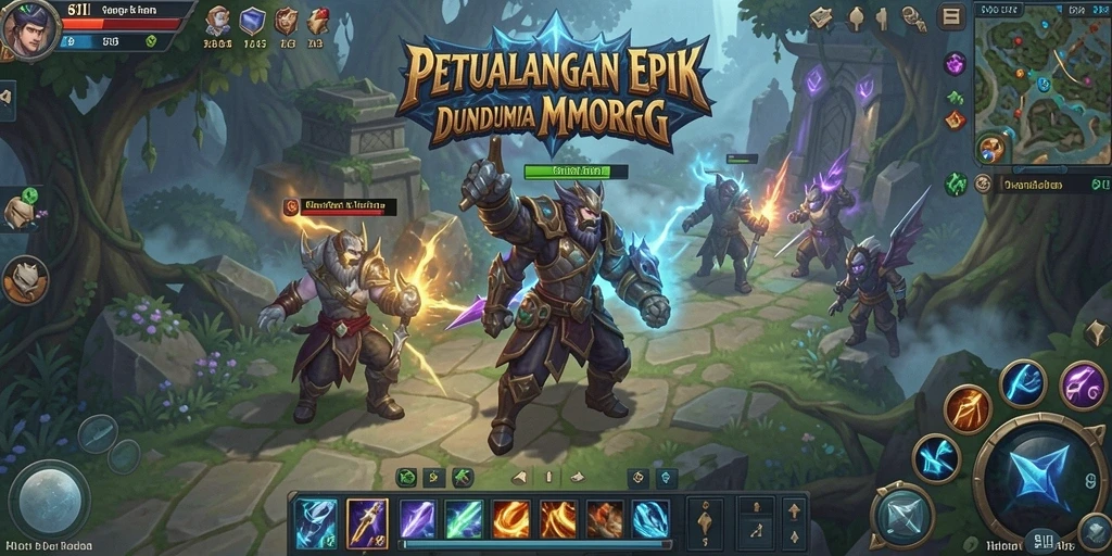 Tampilan gameplay 8II yang menarik dan mendebarkan.