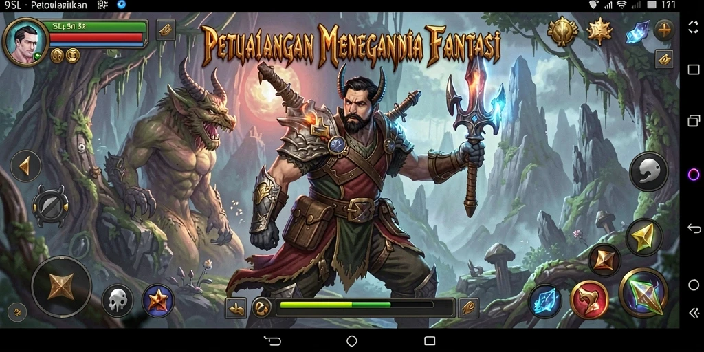 Tangkapan layar utama 9SL menampilkan gameplay petualangan yang mendebarkan.