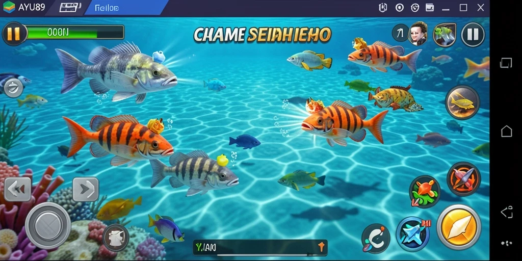 Gameplay menarik dari AYU89 yang penuh warna dan aksi menembak ikan.