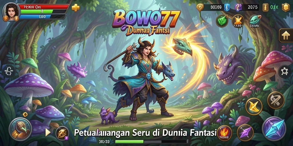 Screenshot dari gameplay <strong>BOWO77</strong> yang menampilkan karakter dalam mode petualangan.