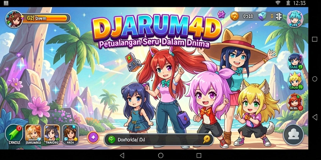 Tampilan menarik dari gameplay di DJARUM4D.