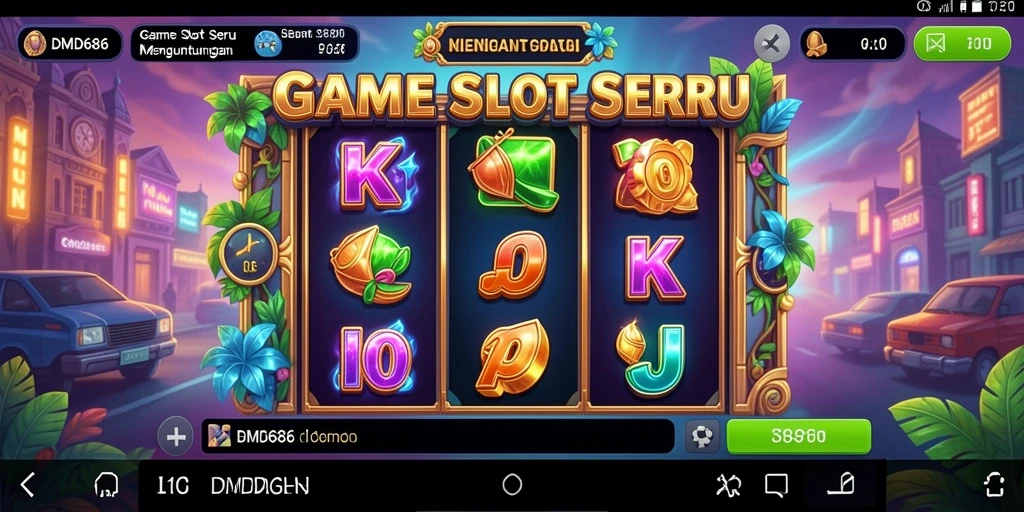 Tampilan screenshot DMD686 yang menampilkan gameplay slot yang seru.