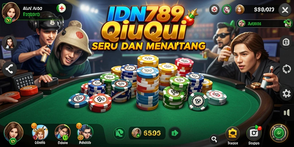 Screenshot gameplay QiuQiu yang seru dan dinamis.