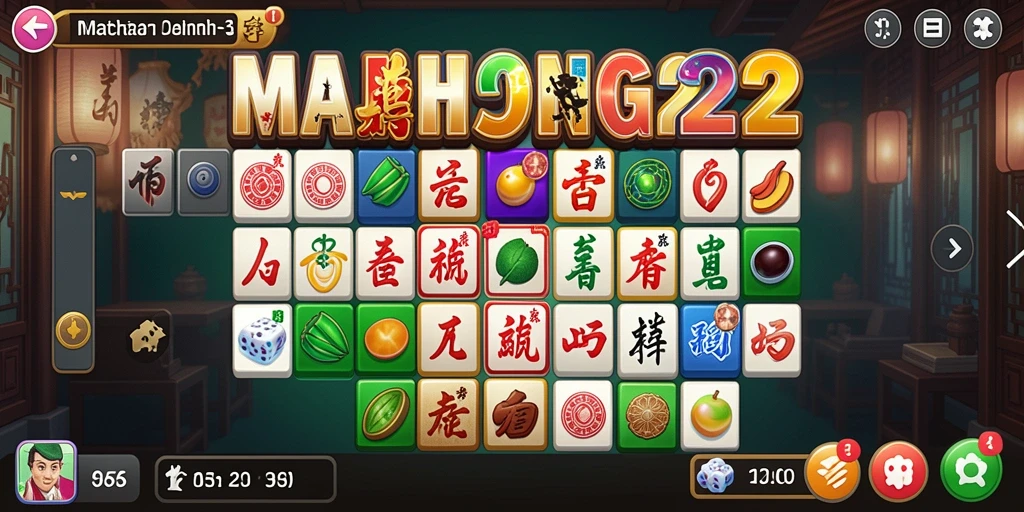 Gameplay seru mencocokkan ubin di MAHJONG222.