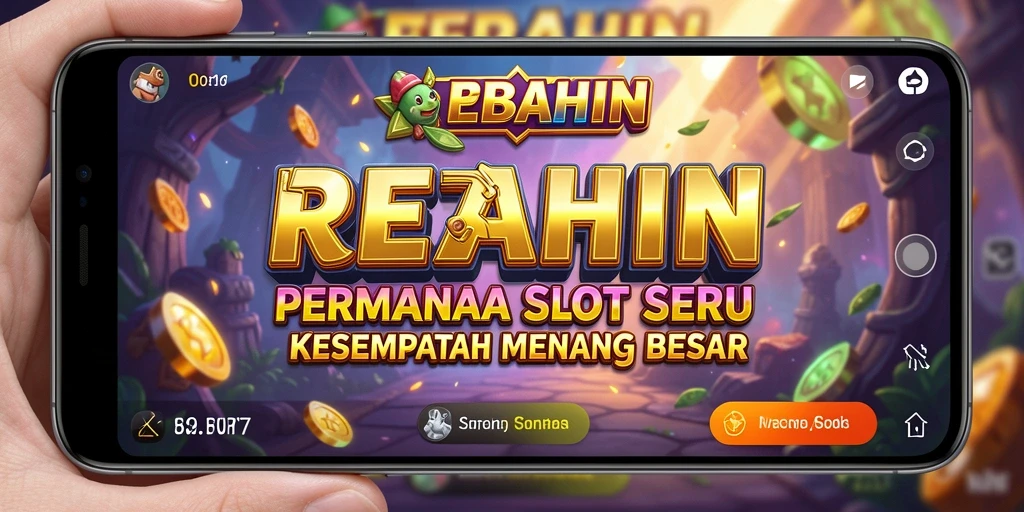 Tampilan gameplay yang menarik dan penuh warna dari REBAHIN.