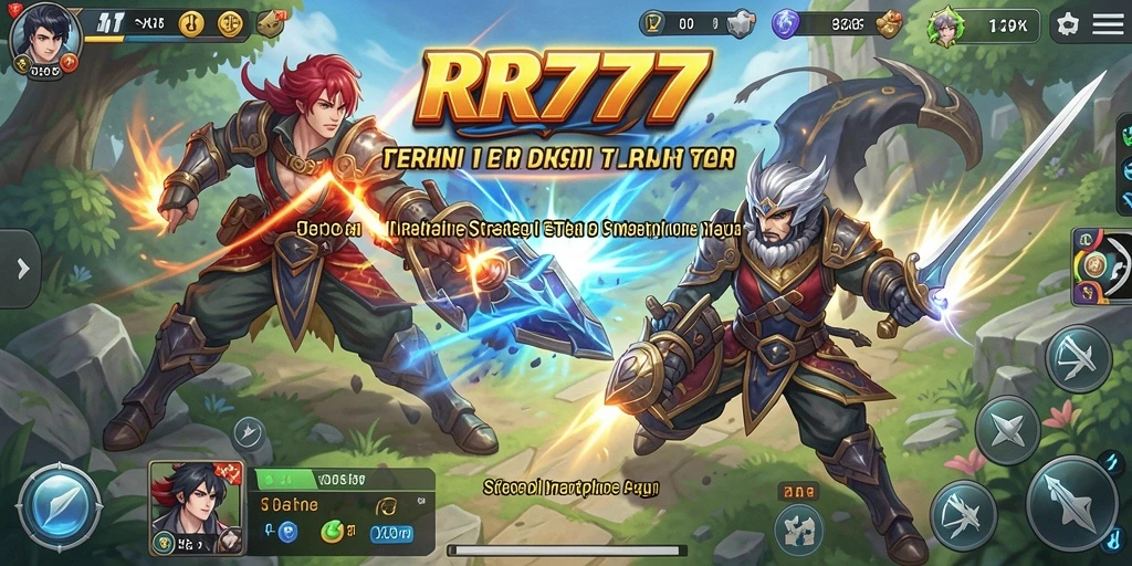 Tampilan gameplay menarik dari RR777 dengan elemen strategi yang mendebarkan.