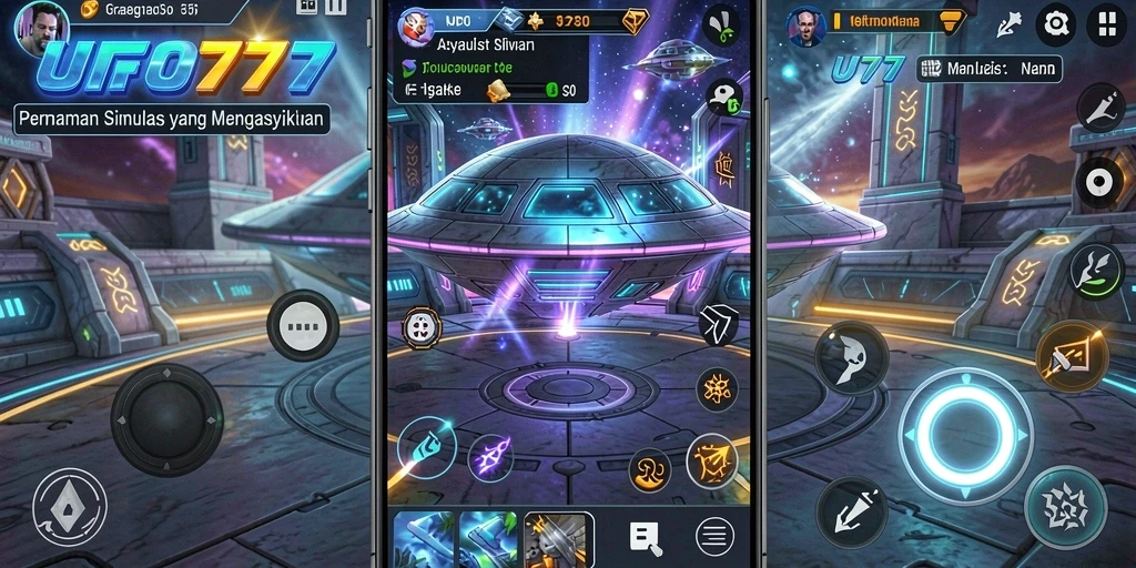 Tampilan gameplay menarik dari UFO777 dalam simulasi interaktif.